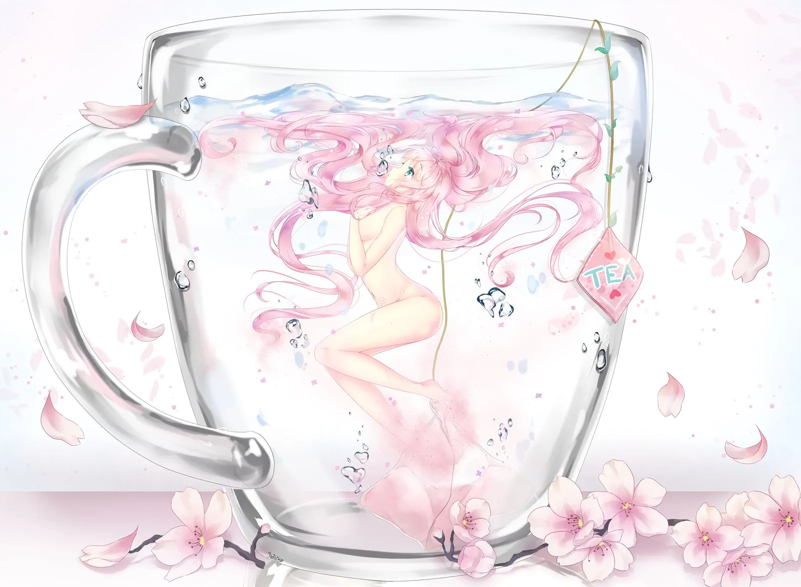Cherry tea+